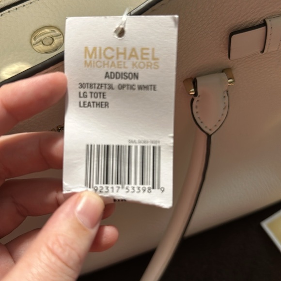 Michael Kors Addison Large Pebbled Leather Tote NWT - Picture 5 of 15